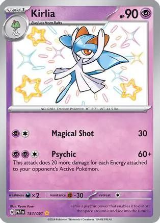 Kirlia 154/091 - SV Paldean Fates Holofoil