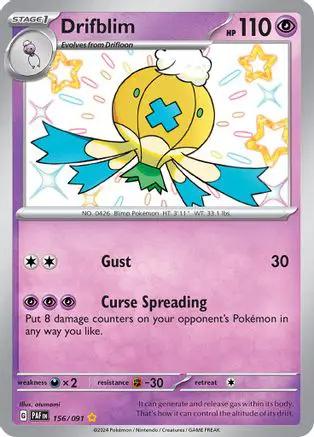 Drifblim 156/091 - SV Paldean Fates Holofoil