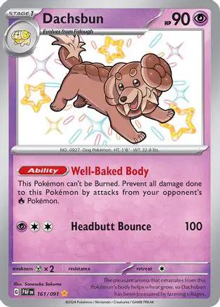 Dachsbun 161/091 - SV Paldean Fates Holofoil
