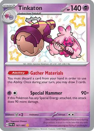 Tinkaton 167/091 - SV Paldean Fates Holofoil