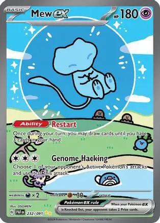 Mew ex 232/091 - SV Paldean Fates Holofoil