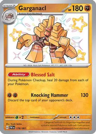Garganacl 178/091 - SV Paldean Fates Holofoil
