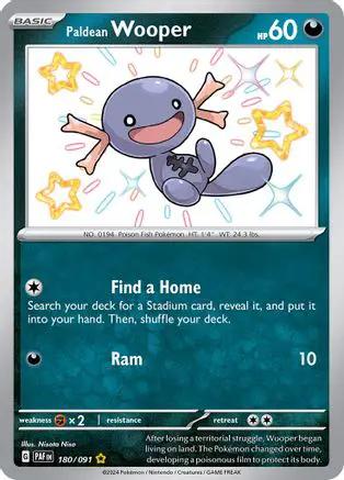 Paldean Wooper 180/091 - SV Paldean Fates Holofoil