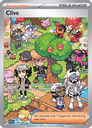 Clive 236/091 - SV Paldean Fates Holofoil