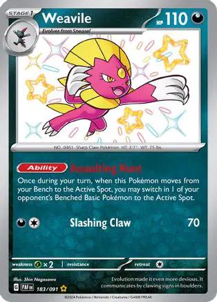Weavile 183/091 - SV Paldean Fates Holofoil