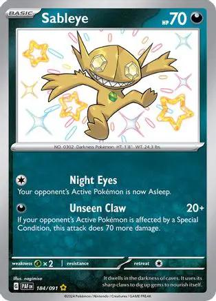 Sableye 184/091 - SV Paldean Fates Holofoil