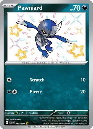 Pawniard 185/091 - SV Paldean Fates Holofoil