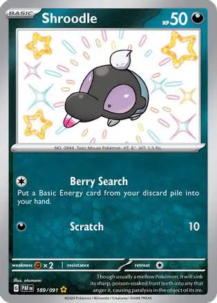 Shroodle 189/091 - SV Paldean Fates Holofoil