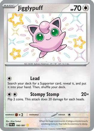 Jigglypuff 198/091 - SV Paldean Fates Holofoil