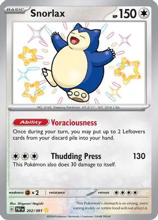 Snorlax 202/091 - SV Paldean Fates Holofoil
