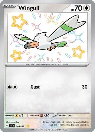 Wingull 203/091 - SV Paldean Fates Holofoil