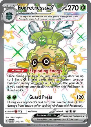 Forretress ex 212/091 - SV Paldean Fates Holofoil