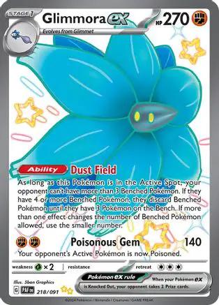 Glimmora ex 218/091 - SV Paldean Fates Holofoil
