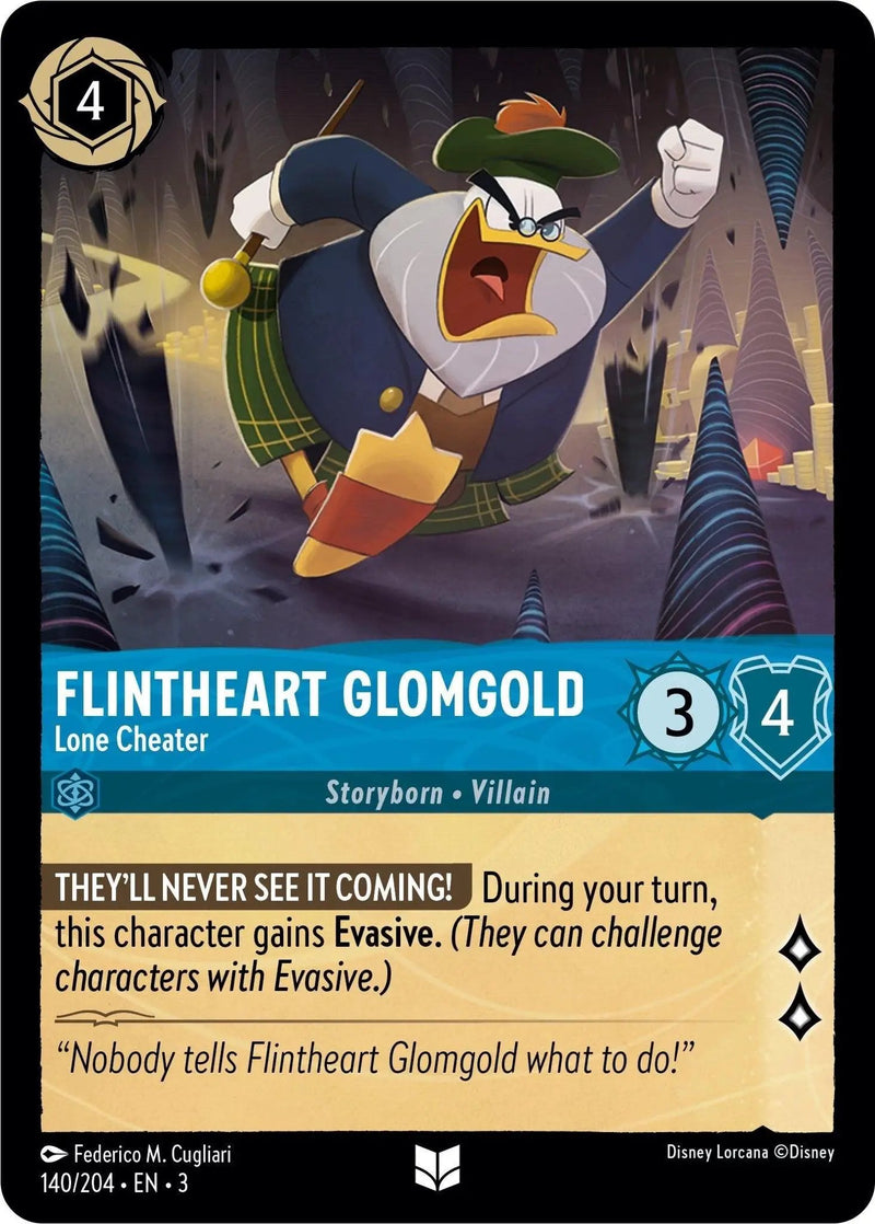 Flintheart Glomgold - Lone Cheater (140/204) - Into the Inklands