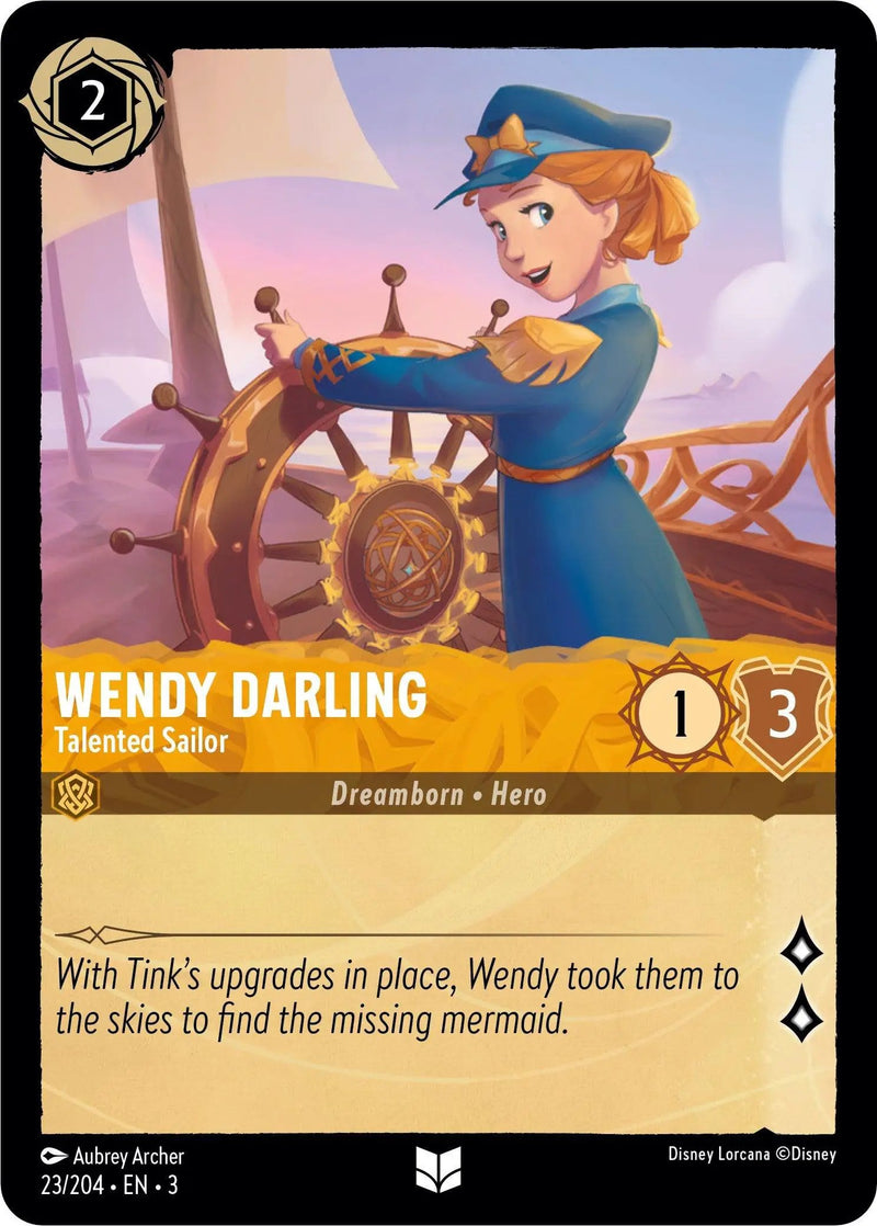 Wendy Darling - Talented Sailor (23/204) - Into the Inklands Cold Foil