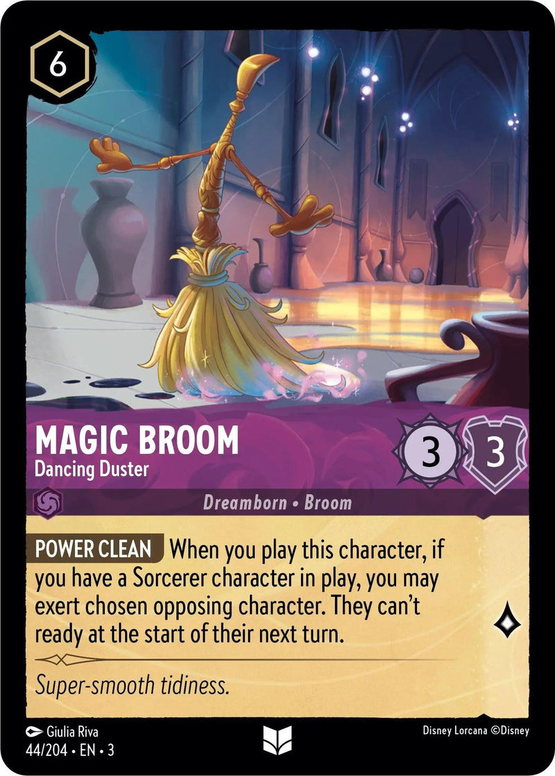 Magic Broom - Dancing Duster (44/204) - Into the Inklands Cold Foil