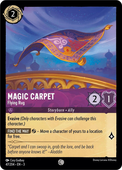 Magic Carpet - Flying Rug (47/204) - Into the Inklands Cold Foil