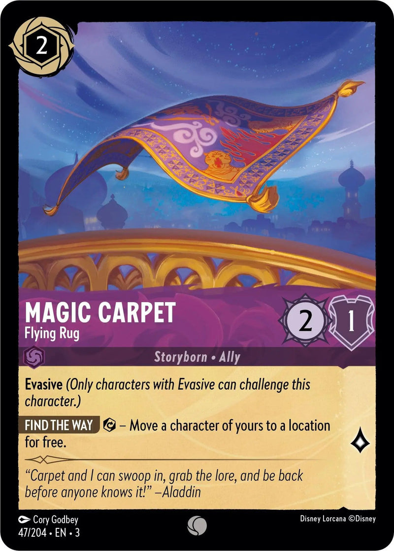 Magic Carpet - Flying Rug (47/204) - Into the Inklands Cold Foil