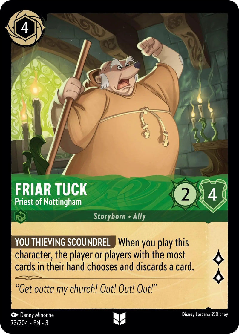 Friar Tuck - Priest of Nottingham (73/204) - Into the Inklands