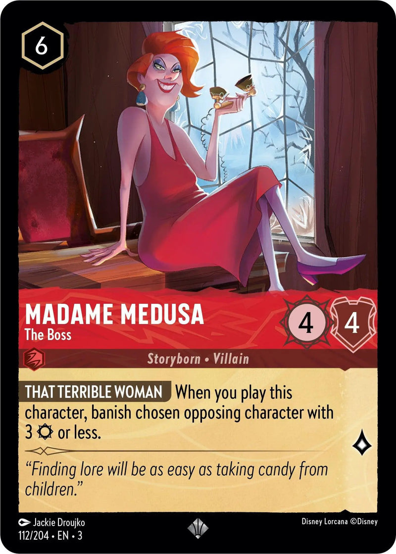 Madame Medusa - The Boss (112/204) - Into the Inklands Cold Foil