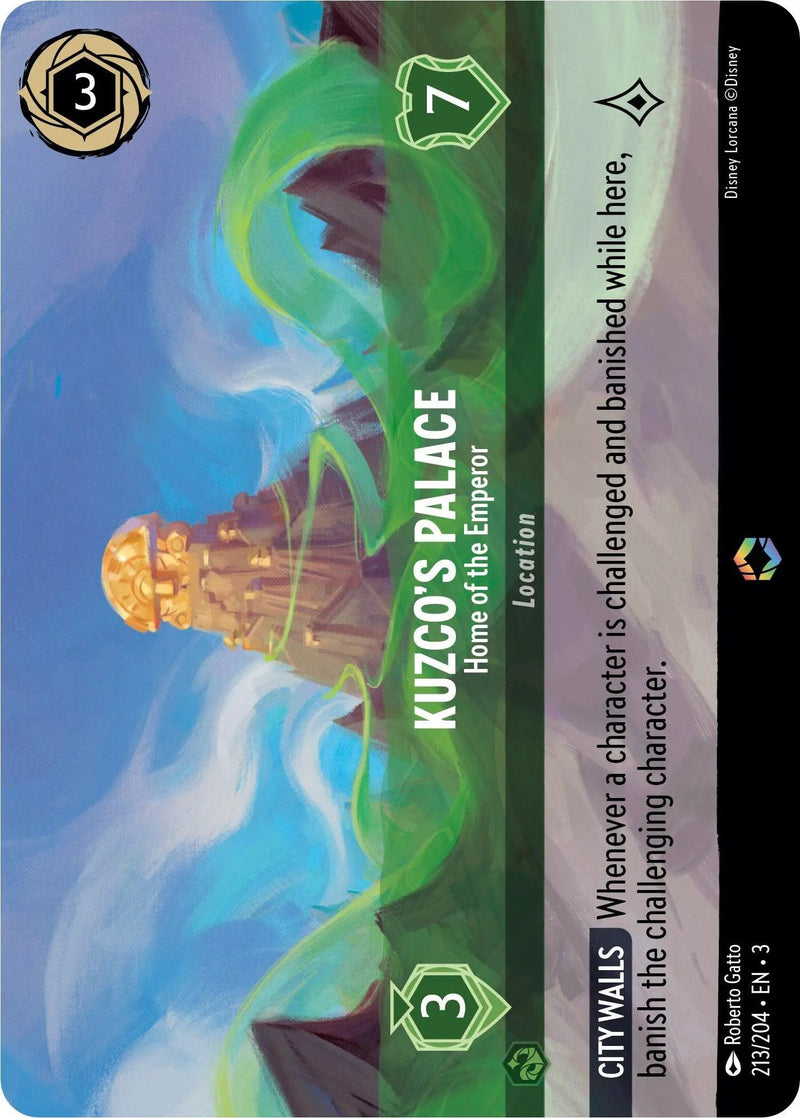 Kuzco's Palace - Home of the Emperor (Enchanted) (213/204) - Into the Inklands Holofoil