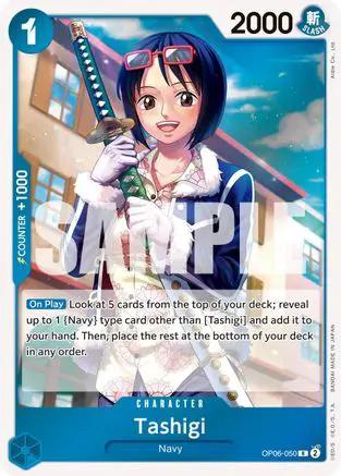 Tashigi (OP06-050) - Wings of the Captain Foil