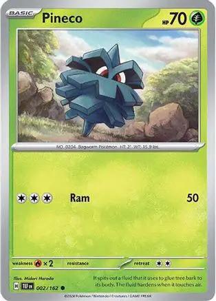 Pineco 002/162 - SV05 Temporal Forces Reverse Holofoil