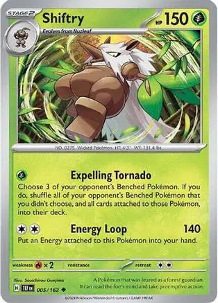Shiftry 005/162 - SV05 Temporal Forces Reverse Holofoil