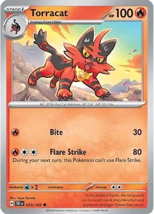 Torracat 033/162 - SV05 Temporal Forces Reverse Holofoil