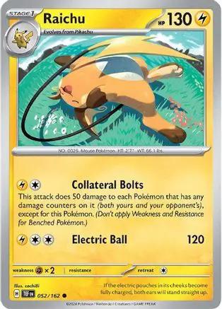 Raichu 052/162 - SV05 Temporal Forces