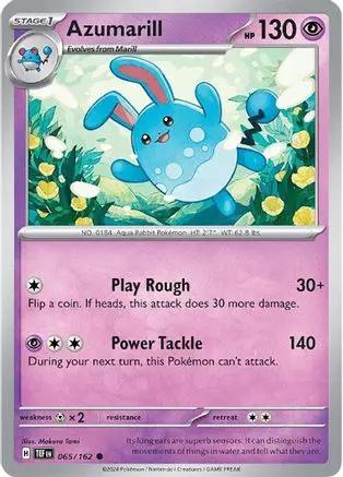 Azumarill 065/162 - SV05 Temporal Forces Reverse Holofoil