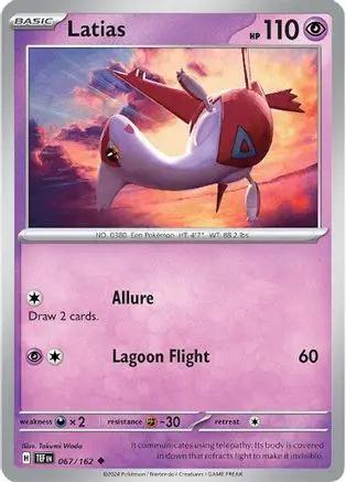 Latias 067/162 - SV05 Temporal Forces Reverse Holofoil