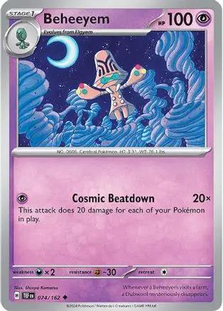 Beheeyem 074/162 - SV05 Temporal Forces Reverse Holofoil