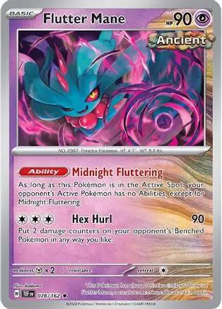 Flutter Mane 078/162 - SV05 Temporal Forces Holofoil
