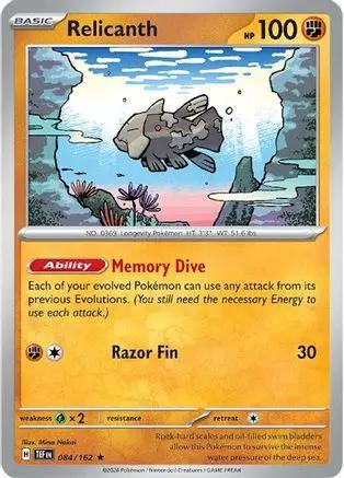 Relicanth 084/162 - SV05 Temporal Forces Reverse Holofoil