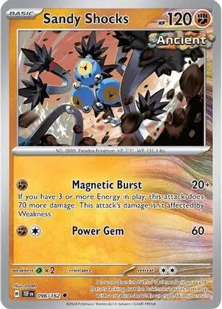 Sandy Shocks 098/162 - SV05 Temporal Forces Reverse Holofoil