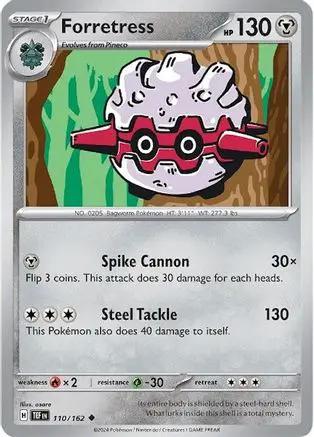 Forretress 110/162 - SV05 Temporal Forces Reverse Holofoil