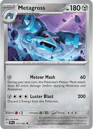 Metagross 115/162 - SV05 Temporal Forces Reverse Holofoil