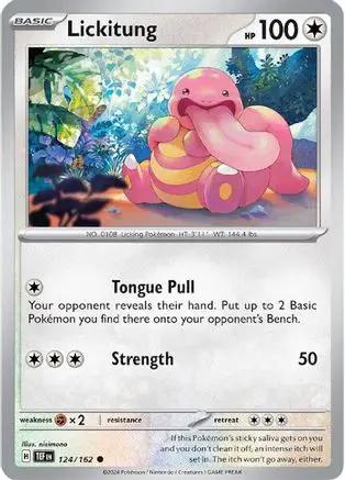 Lickitung 124/162 - SV05 Temporal Forces Reverse Holofoil