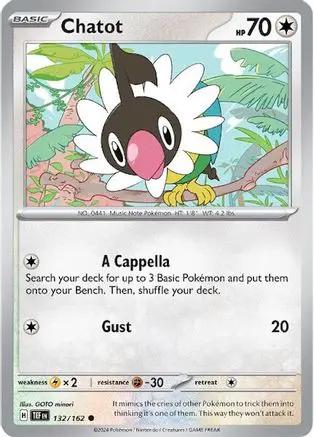 Chatot 132/162 - SV05 Temporal Forces Reverse Holofoil