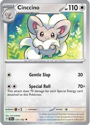 Cinccino 137/162 - SV05 Temporal Forces Reverse Holofoil