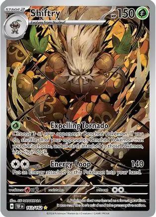 Shiftry 163/162 - SV05 Temporal Forces Holofoil
