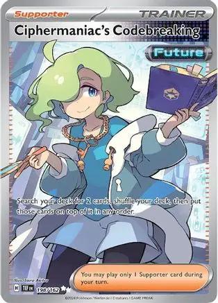Ciphermaniac's Codebreaking 198/162 - SV05 Temporal Forces Holofoil