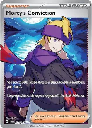 Morty's Conviction 201/162 - SV05 Temporal Forces Holofoil
