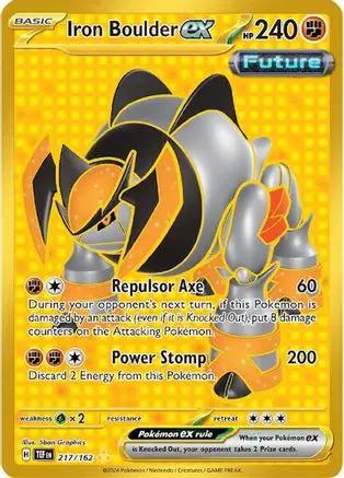 Iron Boulder ex 217/162 - SV05 Temporal Forces Holofoil