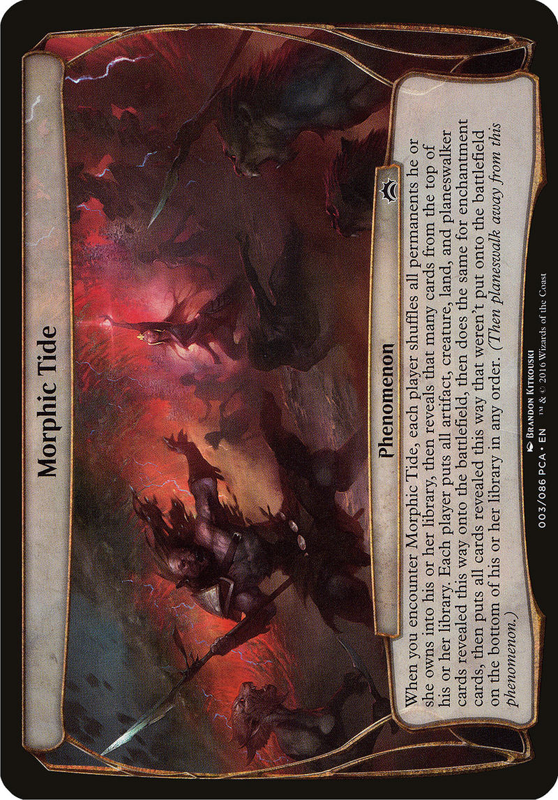 Morphic Tide (OVER-003) - Planechase Anthology Planes
