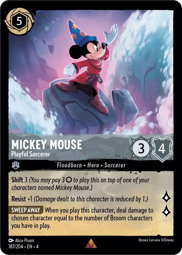 Mickey Mouse - Playful Sorcerer (187/204) - Ursulas Return
