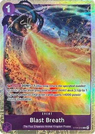 Blast Breath (Premium Card Collection -Best Selection Vol. 1-) (ST04-016) - One Piece Promotion Cards Foil