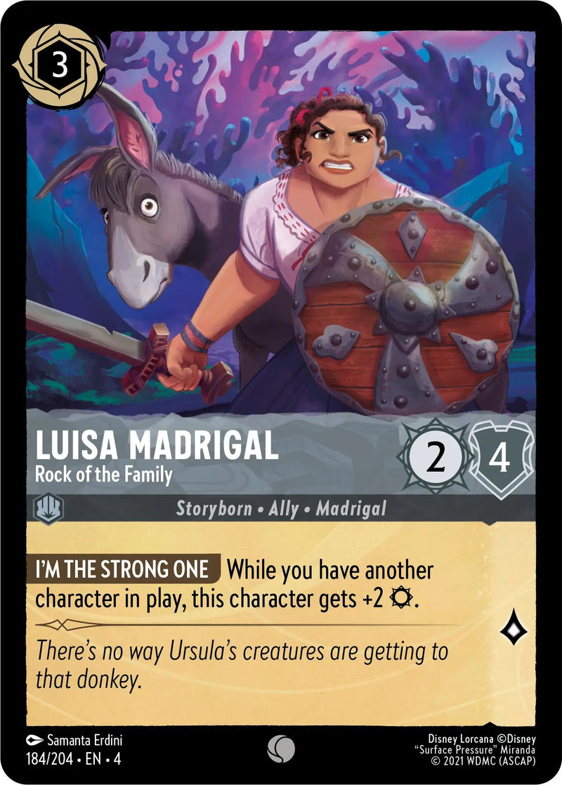 Luisa Madrigal - Rock of the Family (184/204) - Ursulas Return Cold Foil
