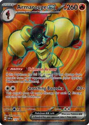 Armarouge ex 125 - SV Scarlet & Violet Promo Cards Holofoil